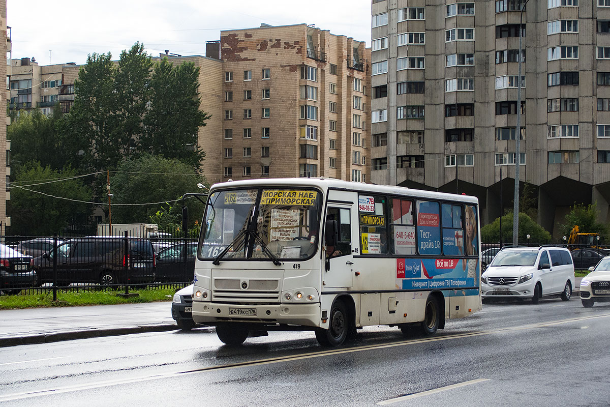 Санкт-Петербург, ПАЗ-320402-05 № 419