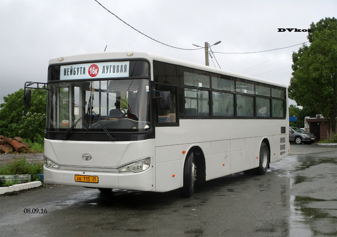 Приморский край, Daewoo New BS106 № АВ 115 25