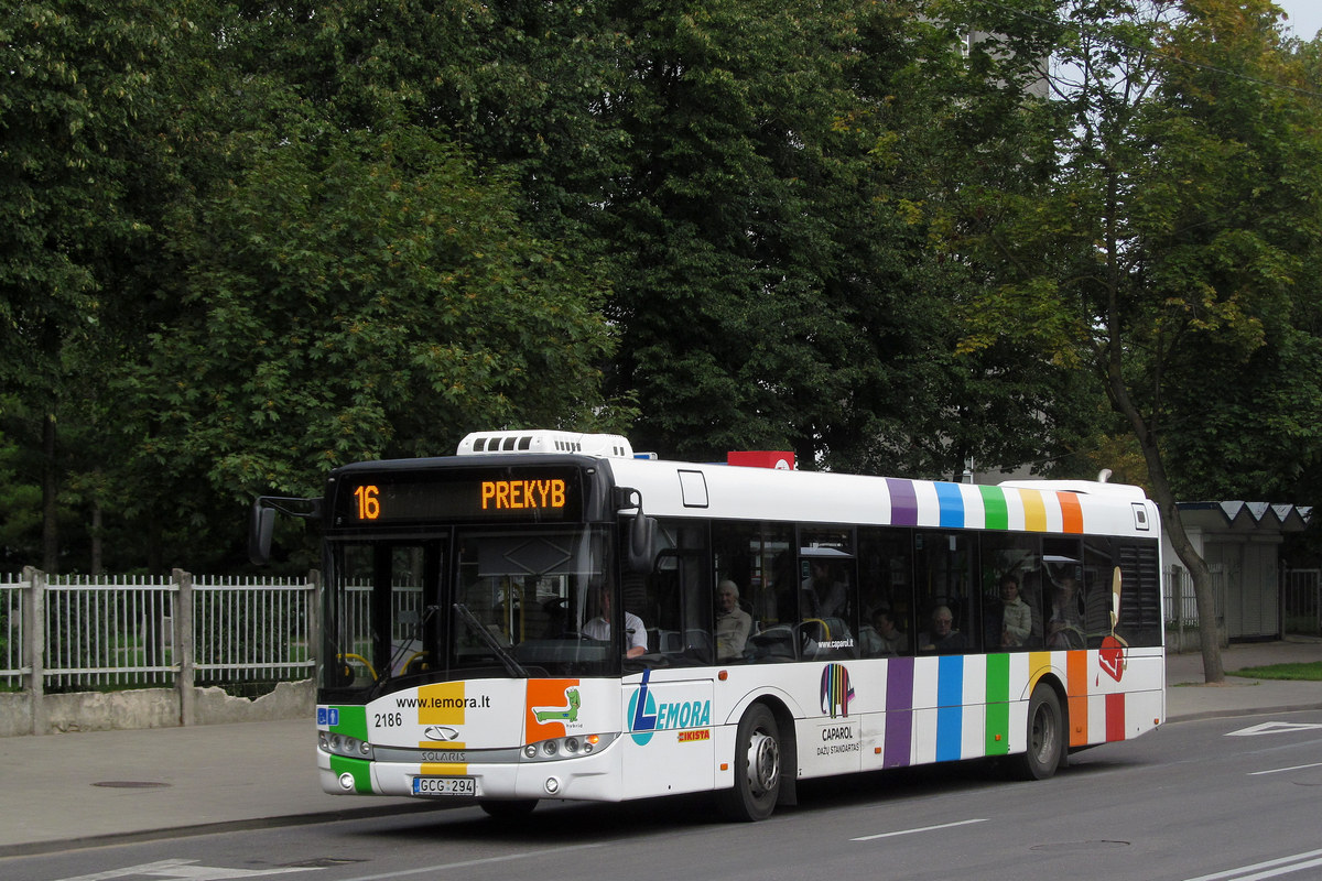 Литва, Solaris Urbino III 12 hybrid № 2186