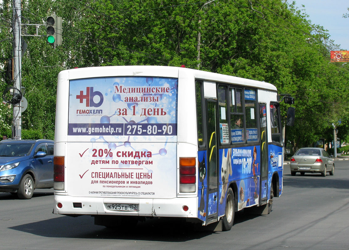 Nizhegorodskaya region, PAZ-320402-05 # К 925 ТВ 152