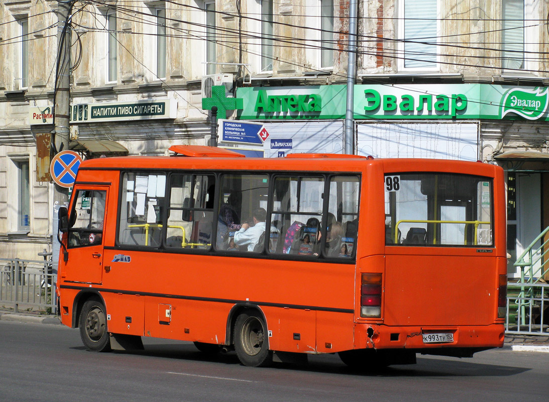 Нижегородская область, ПАЗ-320402-05 № К 993 ТУ 152