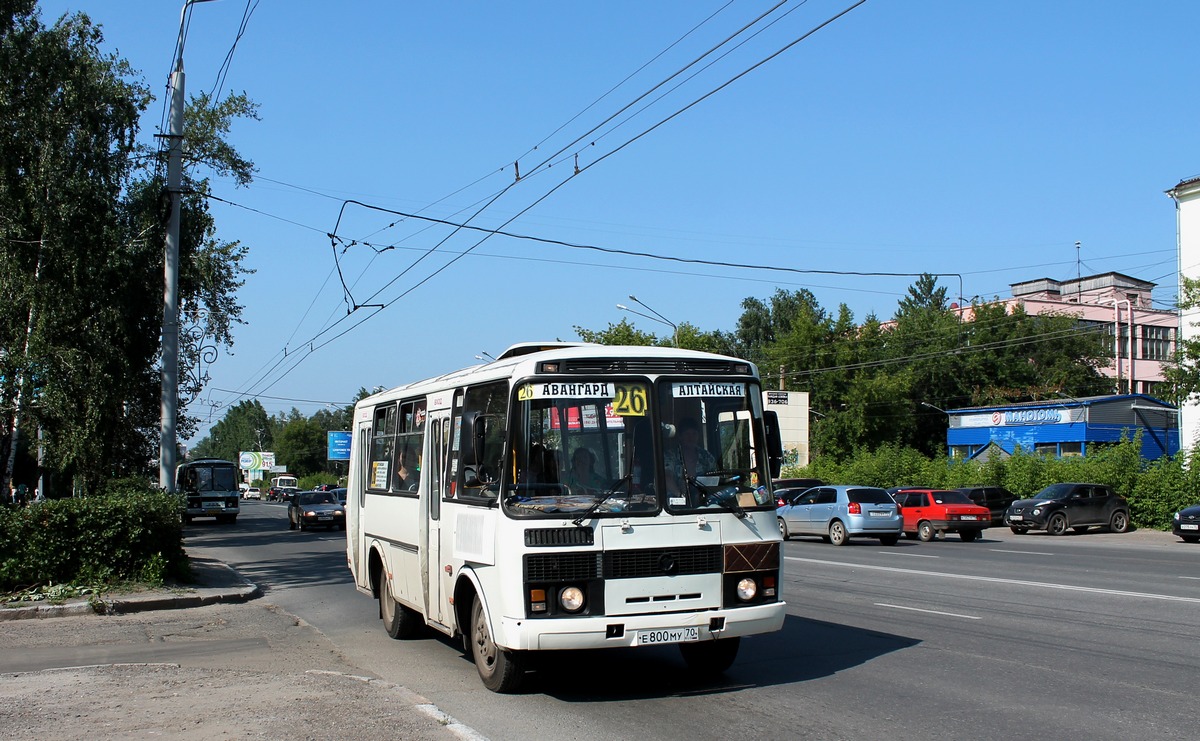 Томская область, ПАЗ-32054 № Е 800 МУ 70