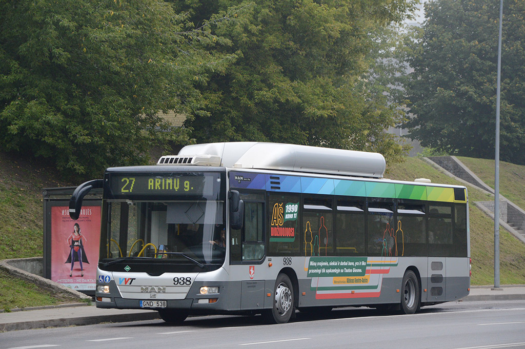 Литва, MAN A21 Lion's City NL273 CNG № 938