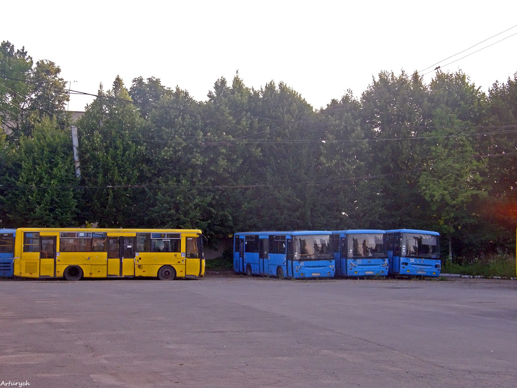 Volinskaya region, Bogdan A1445 # 41; Volinskaya region, Bogdan A1441 (LuAZ) # 31; Volinskaya region — Autobus garages