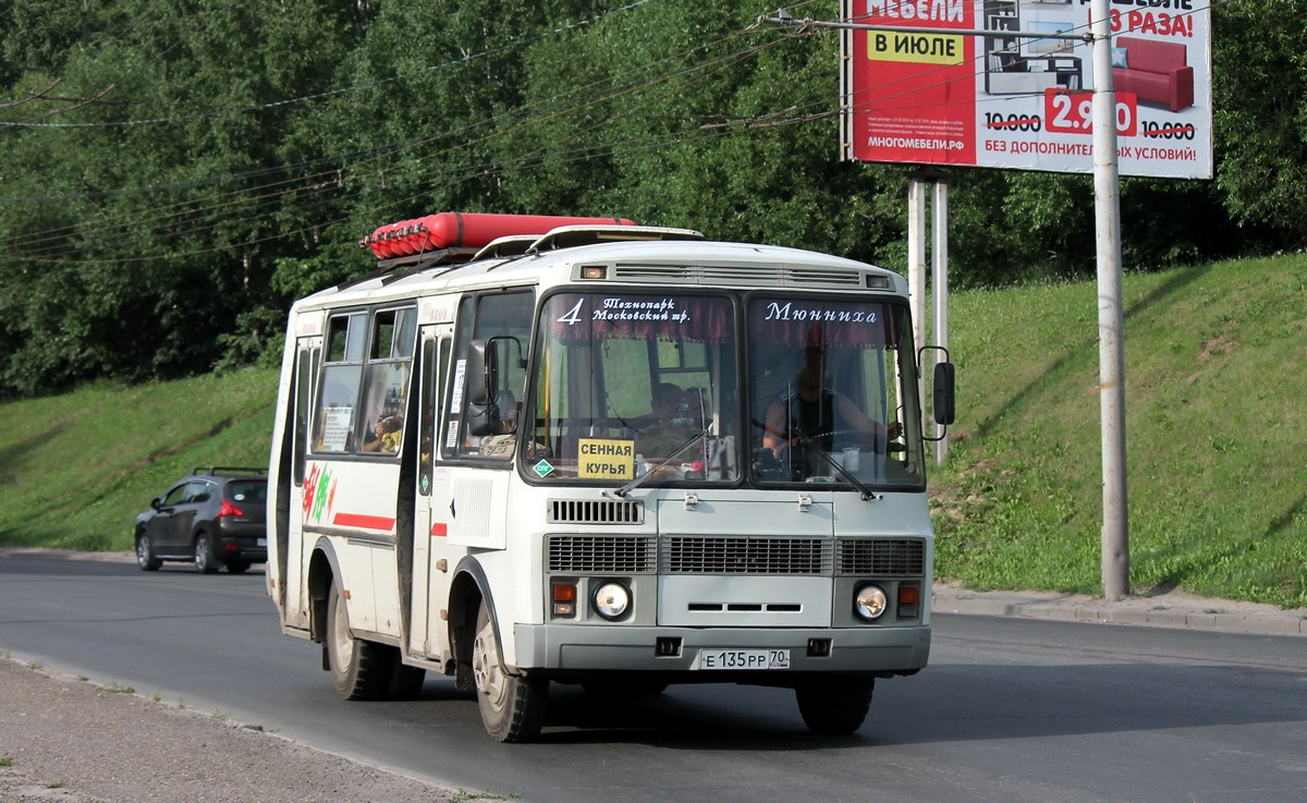 Томская область, ПАЗ-32054 № Е 135 РР 70