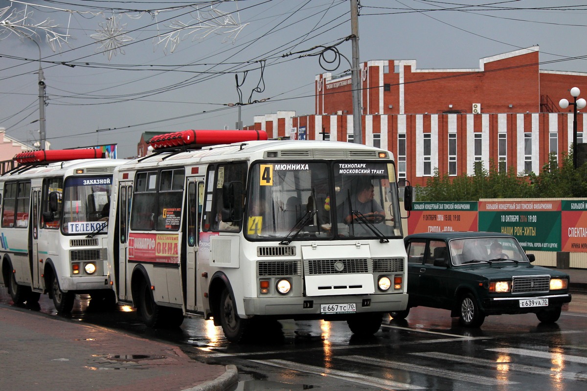 Томская область, ПАЗ-32054 № Е 667 ТС 70