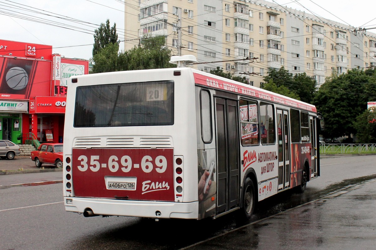 Stavropol region, LiAZ-5256.26 č. А 406 РО 126