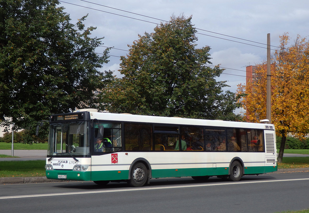 Санкт-Петербург, ЛиАЗ-5292.60 № 6390