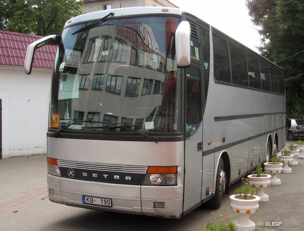 Латвия, Setra S315HDH/3 № KB-190