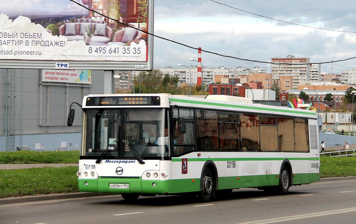 Москва, ЛиАЗ-5292.21 № 031198