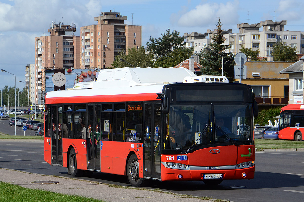 Литва, Solaris Urbino III 12 CNG № 781