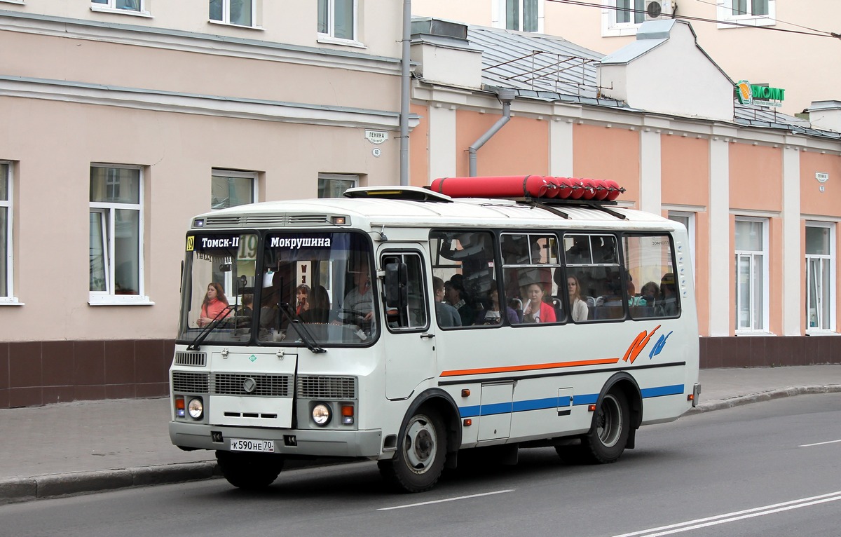 Томская область, ПАЗ-32054 № К 590 НЕ 70