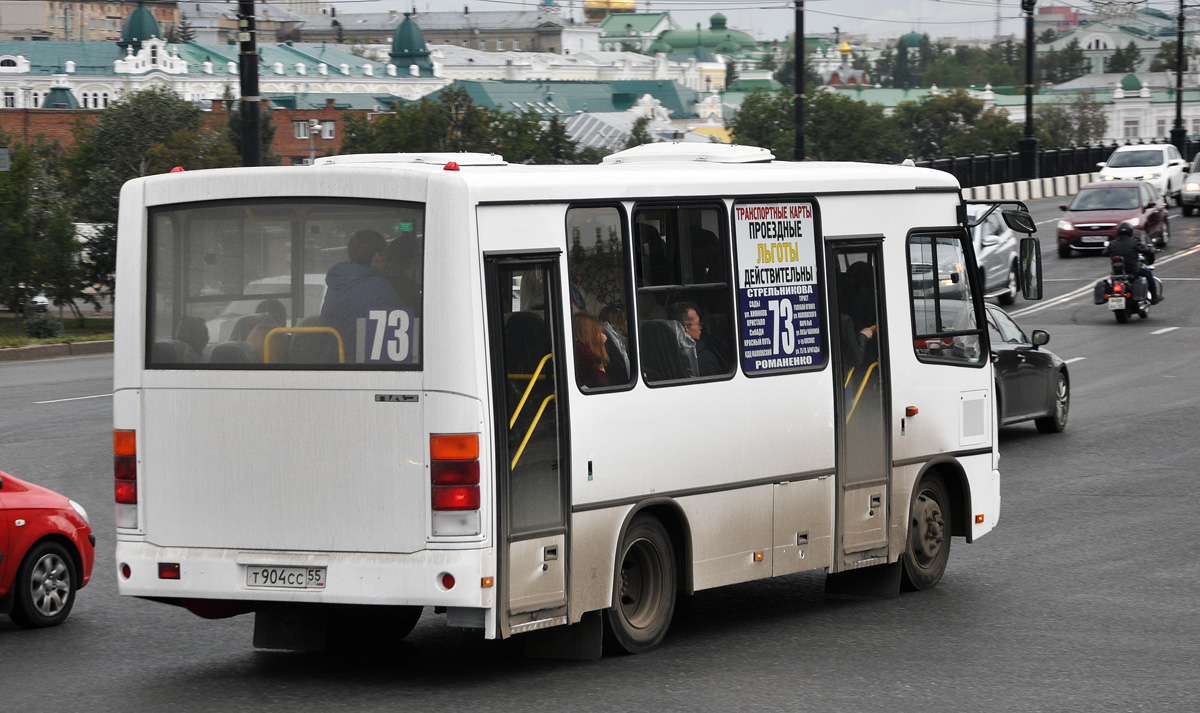 Omsk region, PAZ-320302-08 č. Т 904 СС 55