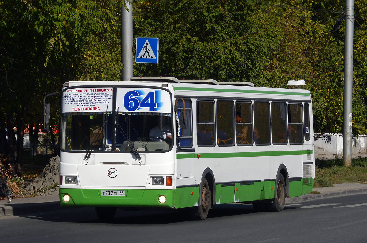 Novosibirsk region, LiAZ-5256.36 Nr. Т 737 ЕН 55