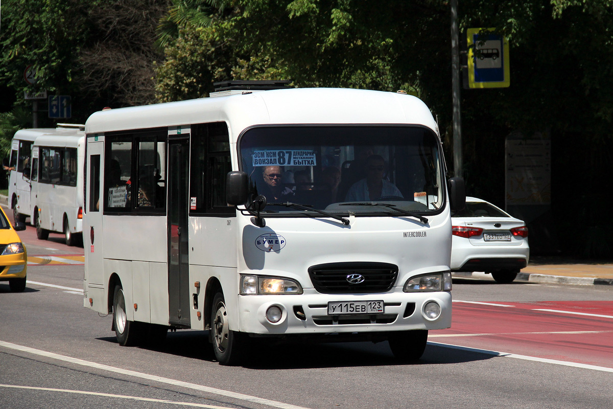 Краснодарский край, Hyundai County LWB C09 (ТагАЗ) № У 115 ЕВ 123