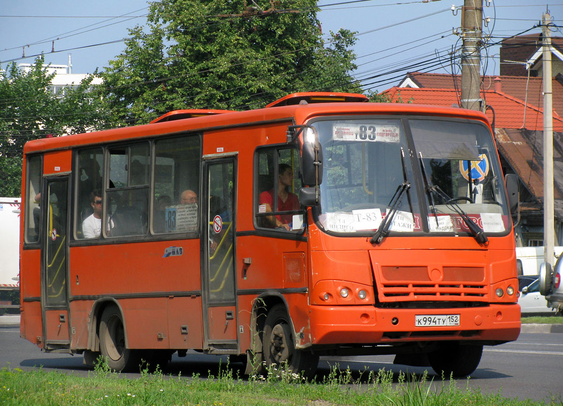 Нижегородская область, ПАЗ-320402-05 № К 994 ТУ 152