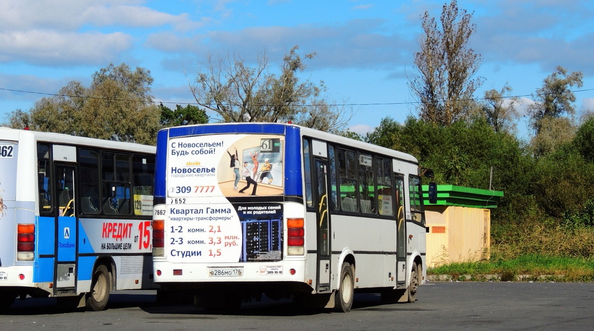 Санкт-Петербург, ПАЗ-320412-05 № 7662