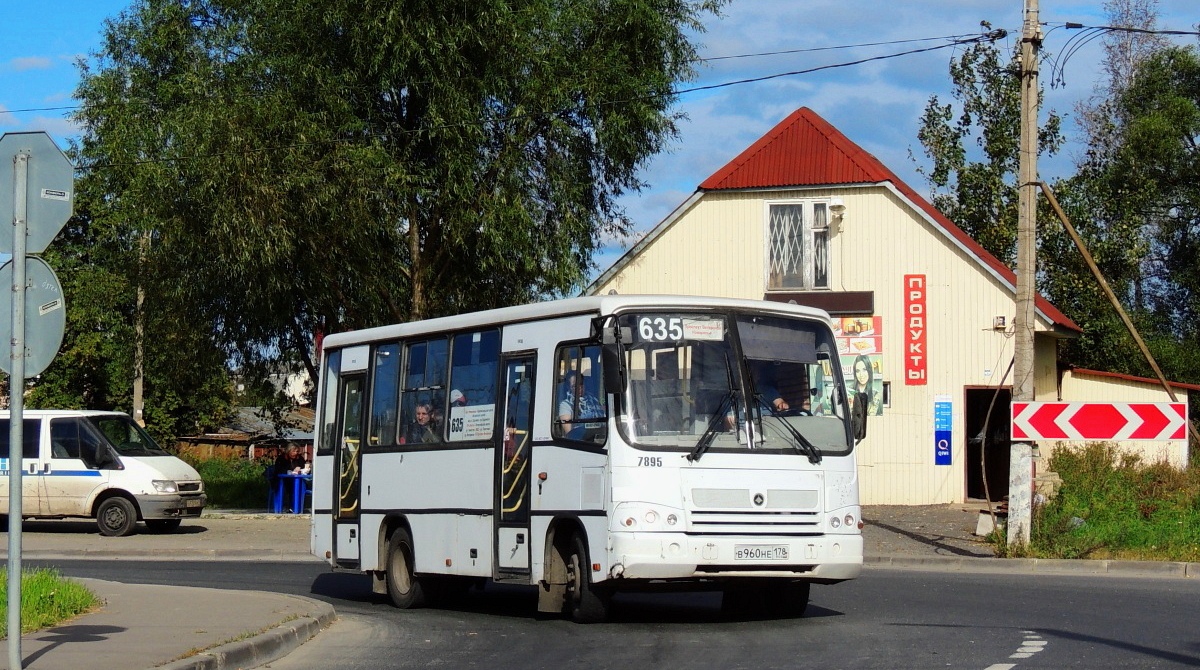 Санкт-Петербург, ПАЗ-320402-05 № 7895