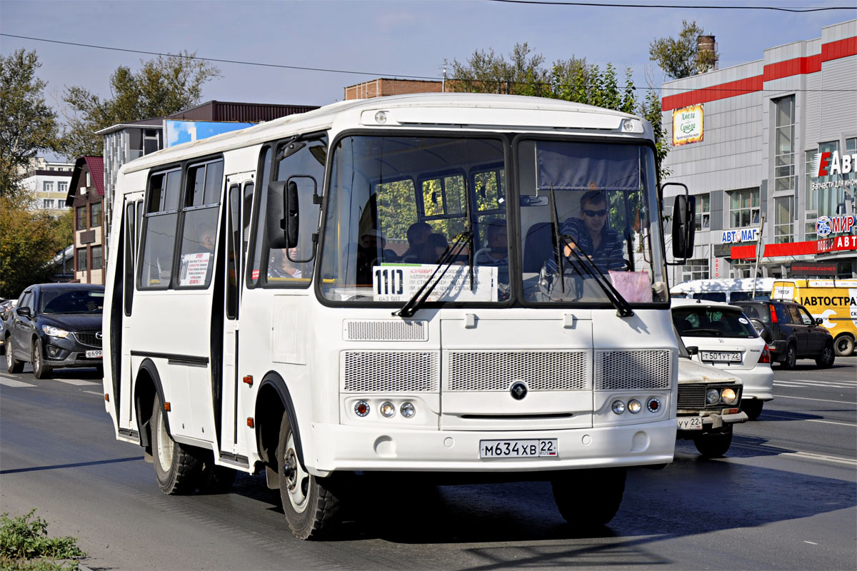 Алтайский край, ПАЗ-32054 № М 634 ХВ 22