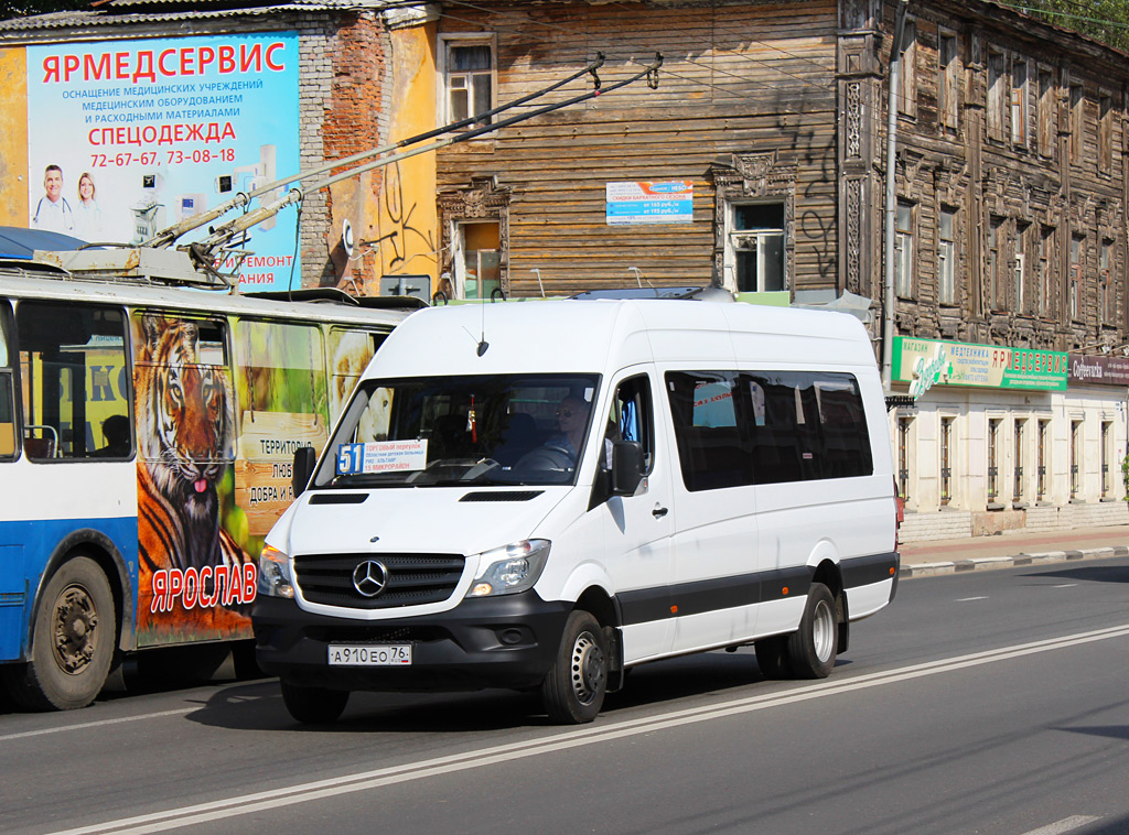 Ярославская область, Луидор-22360C (MB Sprinter) № А 910 ЕО 76