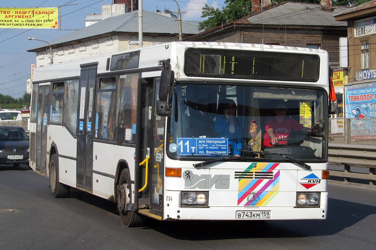 Perm region, Mercedes-Benz O405N2 Nr. В 743 КМ 159