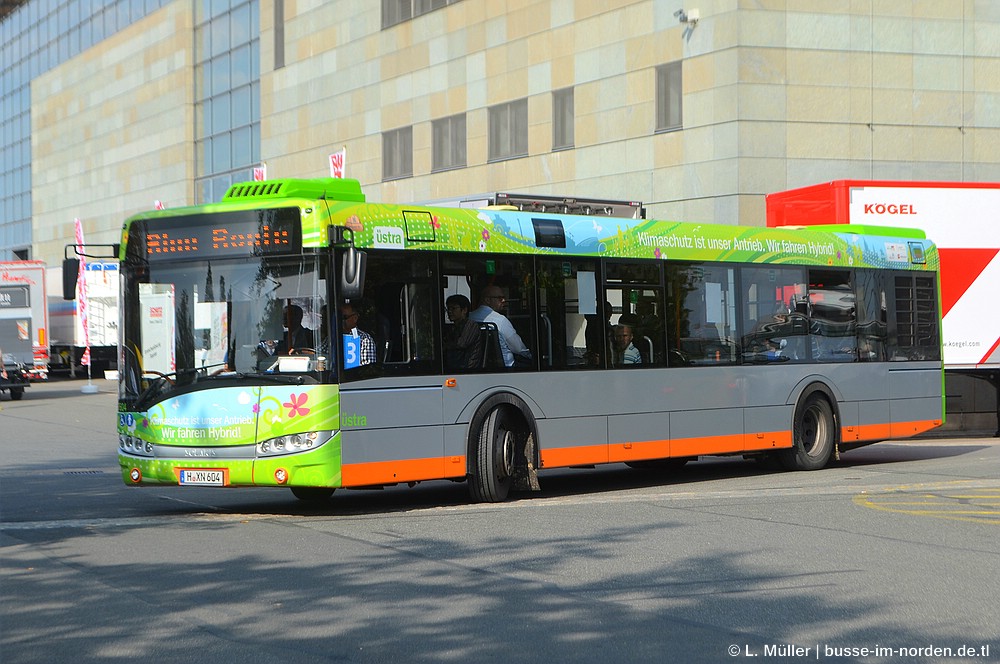 Нижняя Саксония, Solaris Urbino III 12 hybrid № 7604; Нижняя Саксония — IAA Nutzfahrzeuge 2016