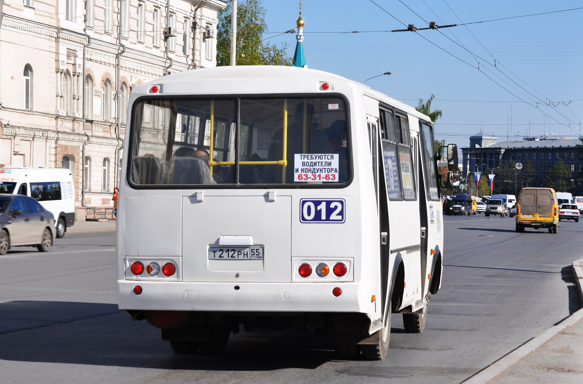 Омская область, ПАЗ-32054 № 012