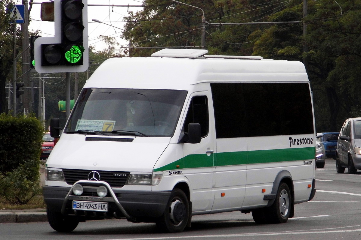 Одесская область, Mercedes-Benz Sprinter W904 412D № BH 4943 HA