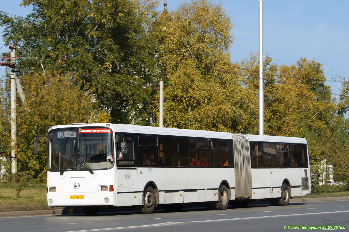 Кемераўская вобласць-Кузбас, ЛиАЗ-6212.00 № 218