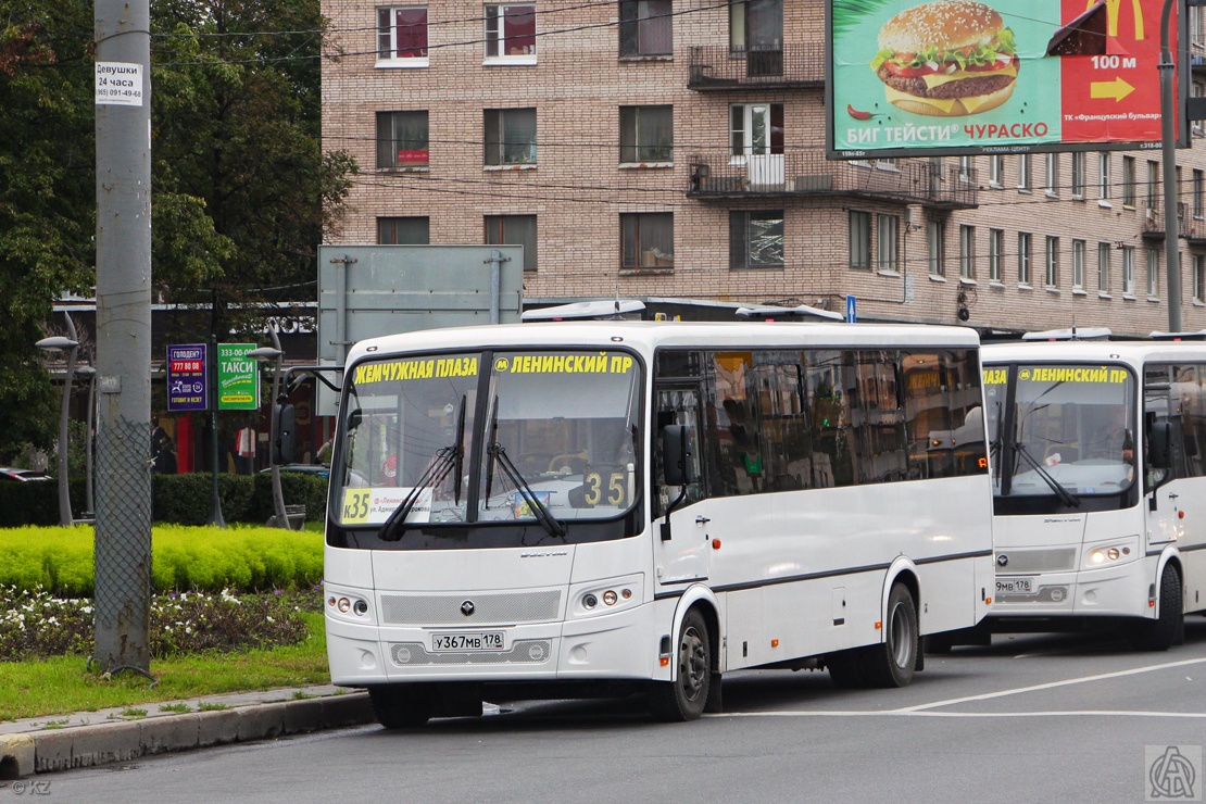 Санкт-Петербург, ПАЗ-320414-05 "Вектор" (1-2) № У 367 МВ 178