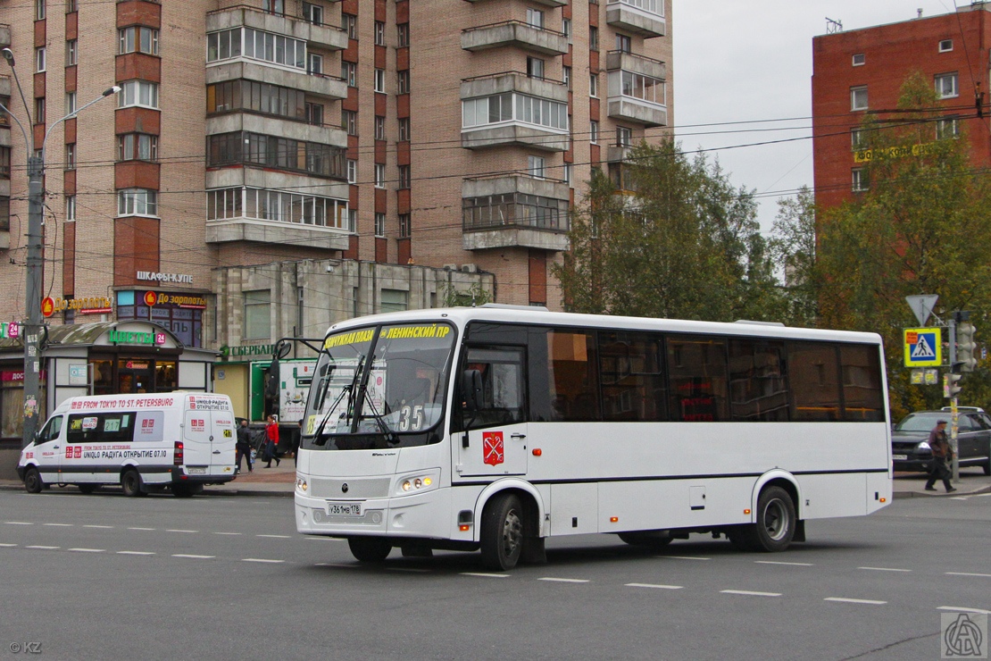 Санкт-Петербург, ПАЗ-320414-05 "Вектор" (1-2) № У 361 МВ 178