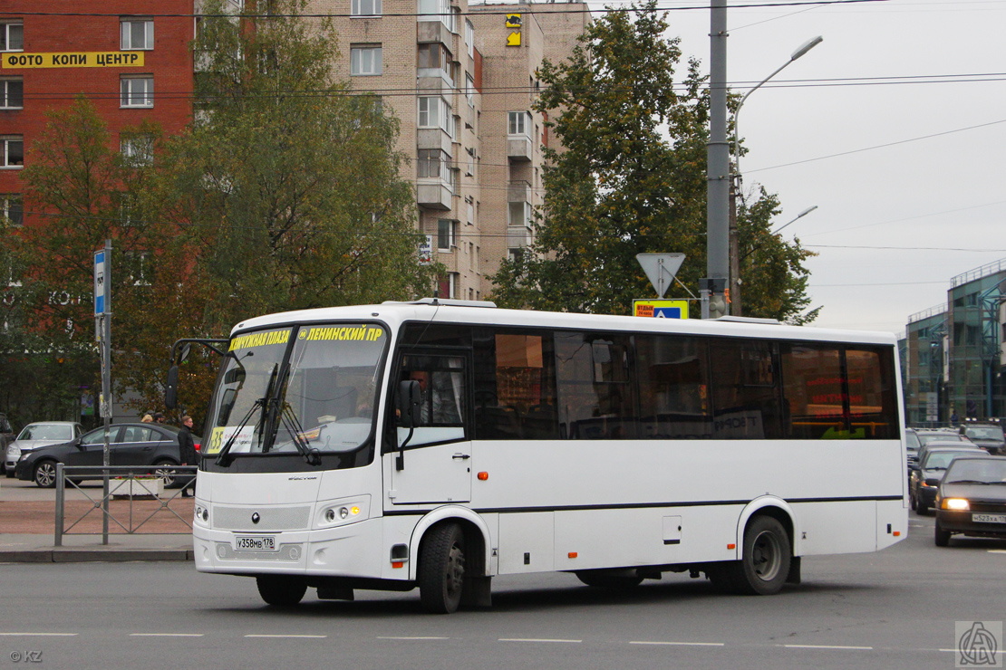 Санкт-Петербург, ПАЗ-320414-05 "Вектор" (1-2) № У 358 МВ 178