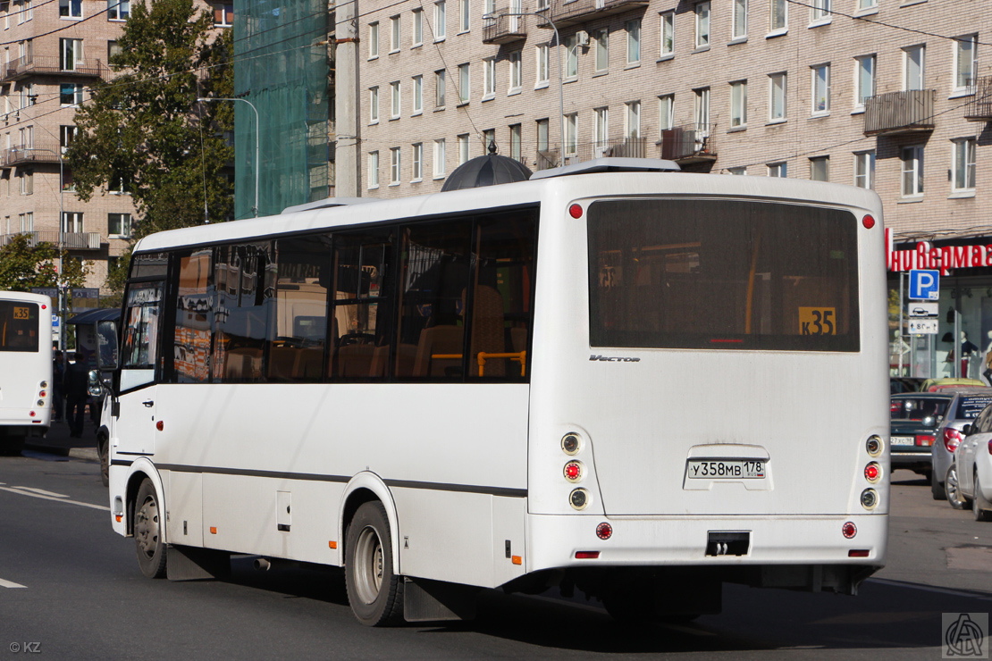 Санкт-Петербург, ПАЗ-320414-05 "Вектор" (1-2) № У 358 МВ 178