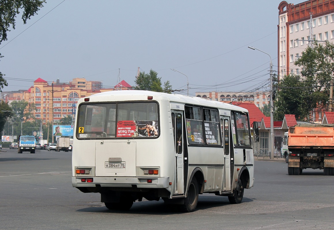 Томская область, ПАЗ-32053 № К 384 НТ 70