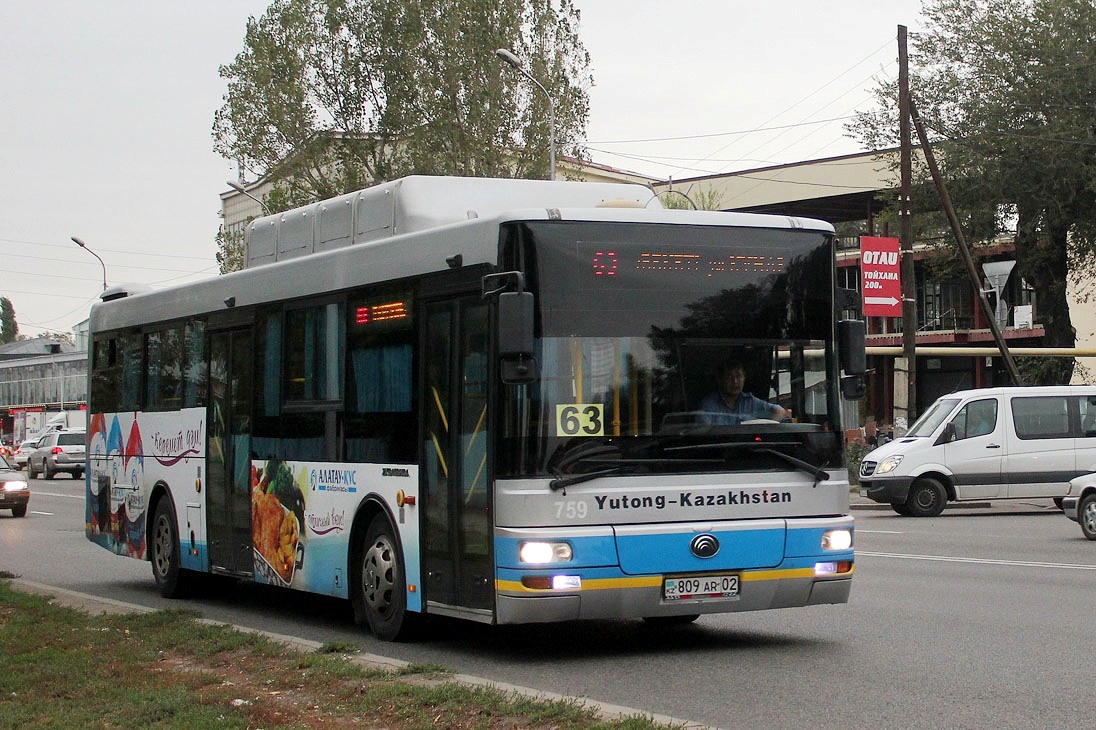 Алматы, Yutong ZK6118HGA № 759