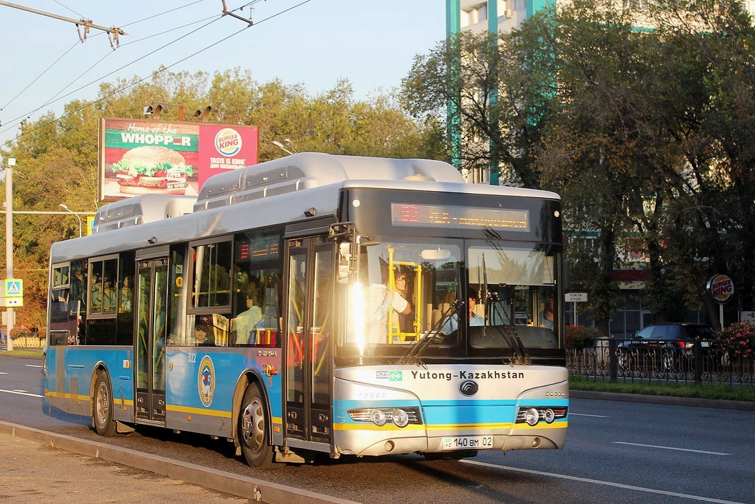 Алматы, Yutong ZK6118HGA № 522