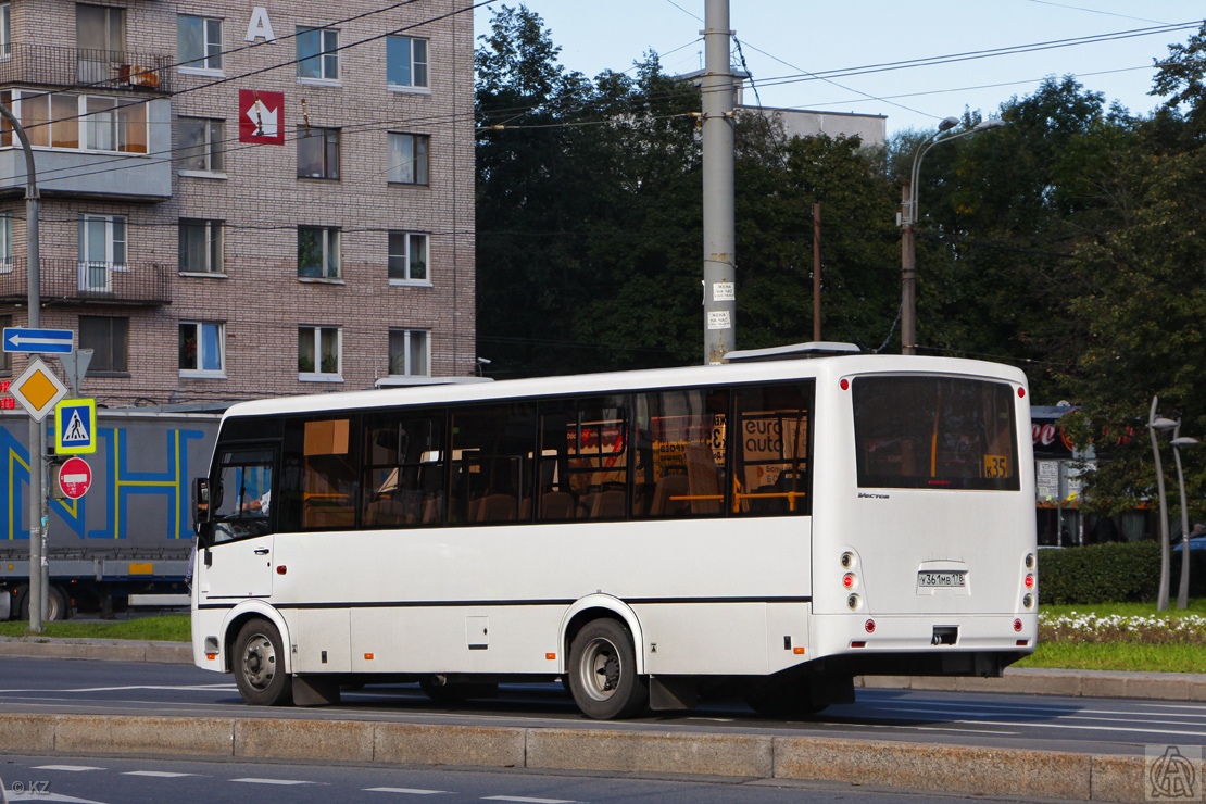 Sankt Peterburgas, PAZ-320414-05 "Vektor" (1-2) Nr. У 361 МВ 178