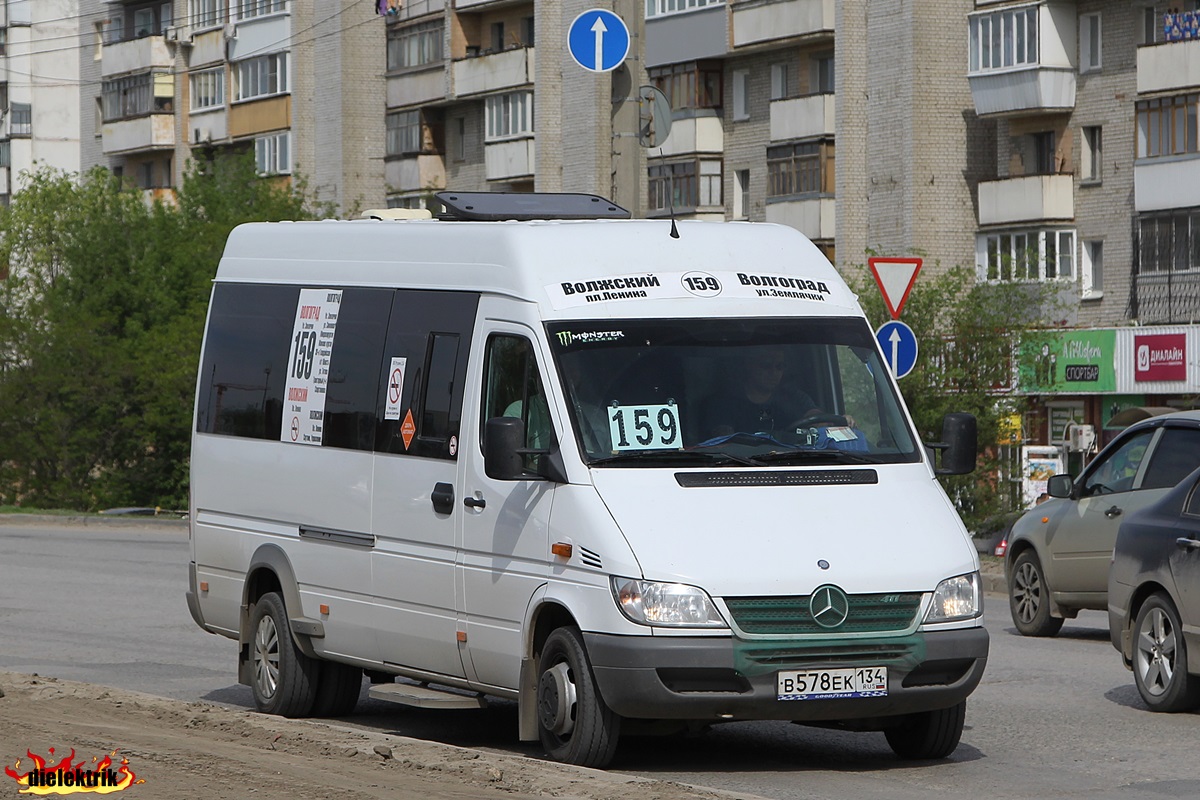 Волгоградская область, Луидор-223212 (MB Sprinter Classic) № В 578 ЕК 134 —  Фото — Автобусный транспорт