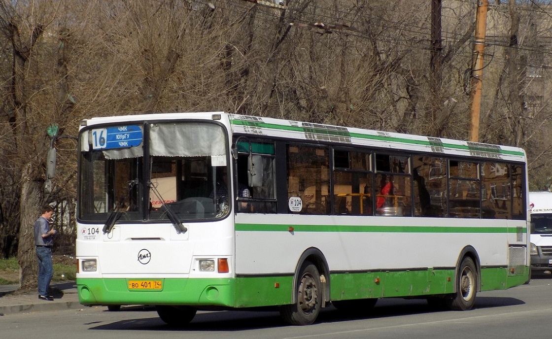 Chelyabinsk region, LiAZ-5256.53 Nr. 104