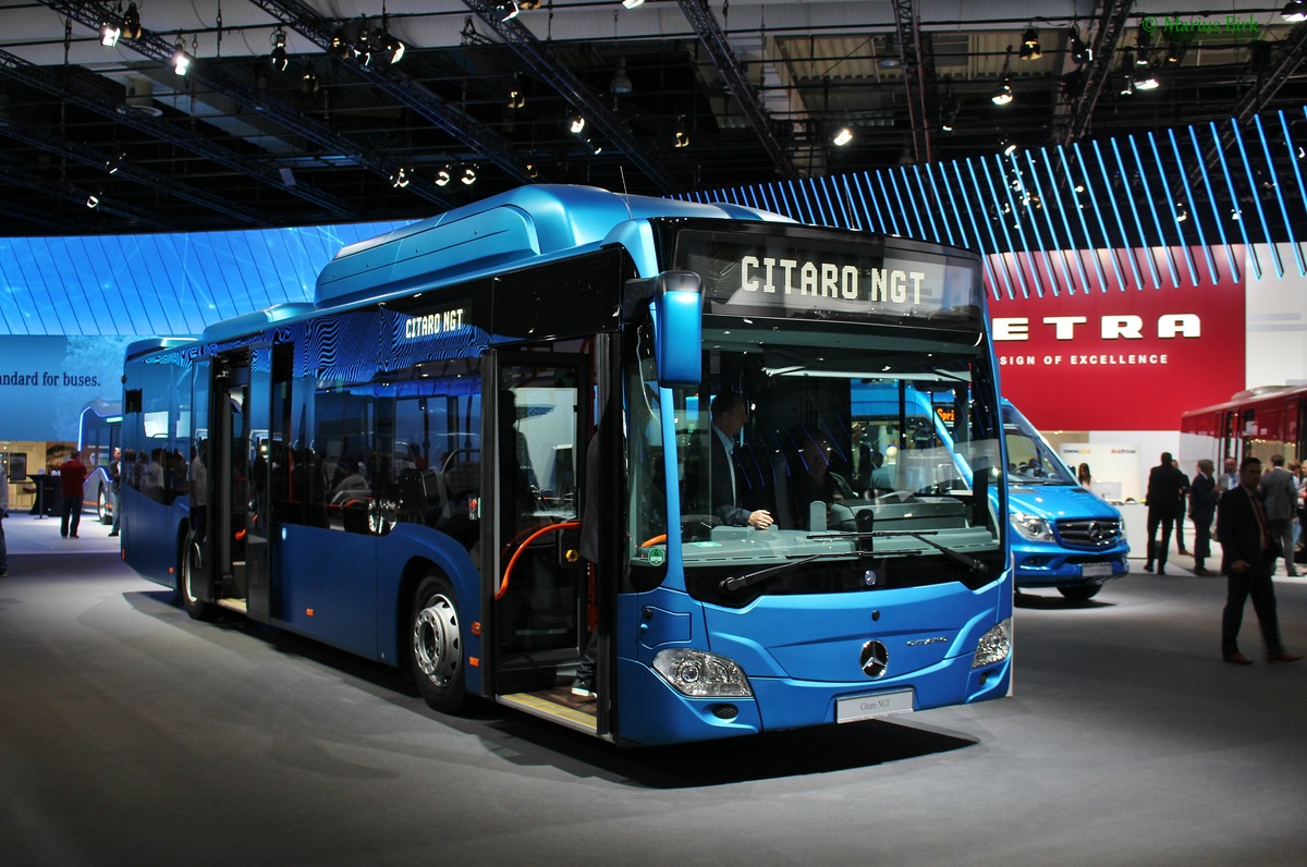 Баден-Вюртемберг, Mercedes-Benz Citaro C2 NGT № MA-MB 456; Нижняя Саксония — IAA Nutzfahrzeuge 2016