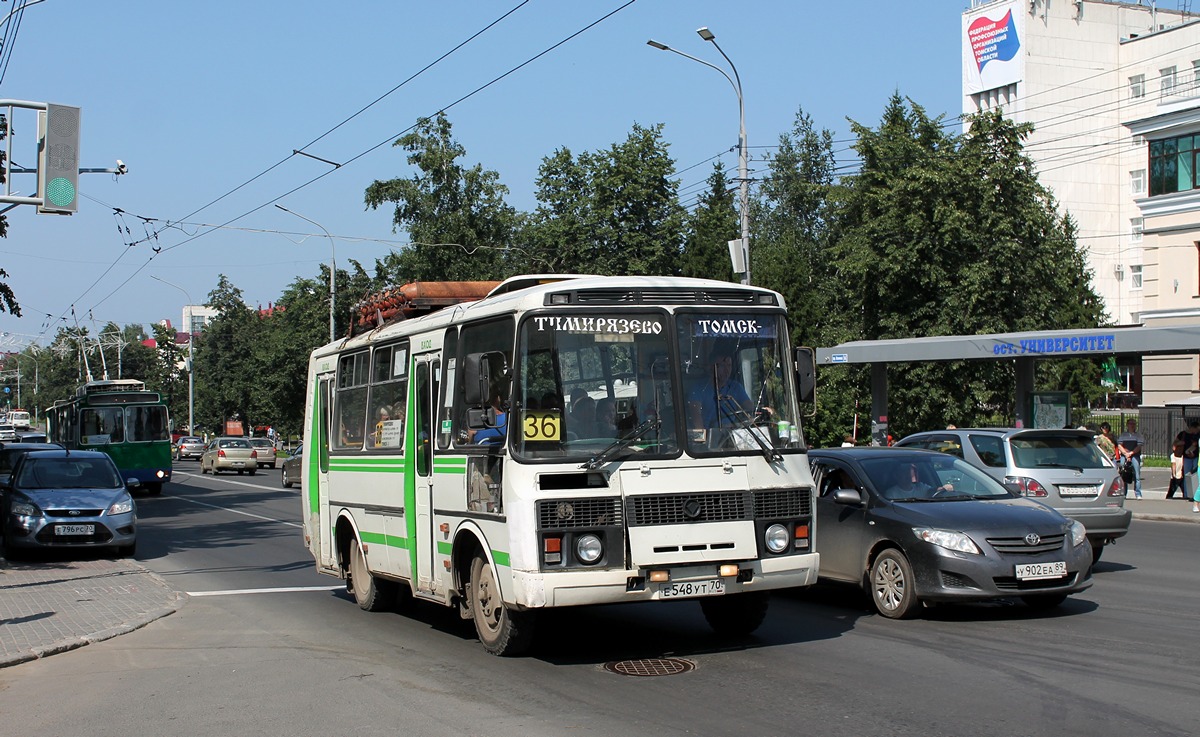 Томская область, ПАЗ-32054 № Е 548 УТ 70