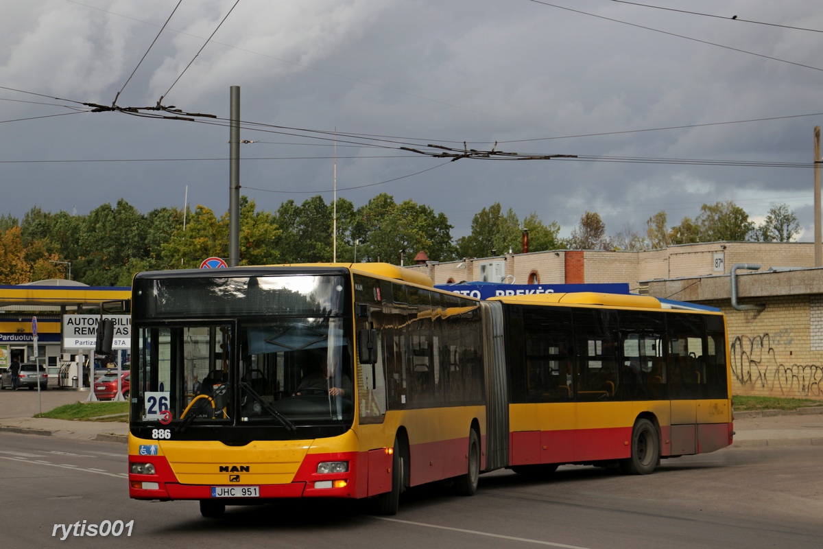 Литва, MAN A23 Lion's City G NG363 № 886