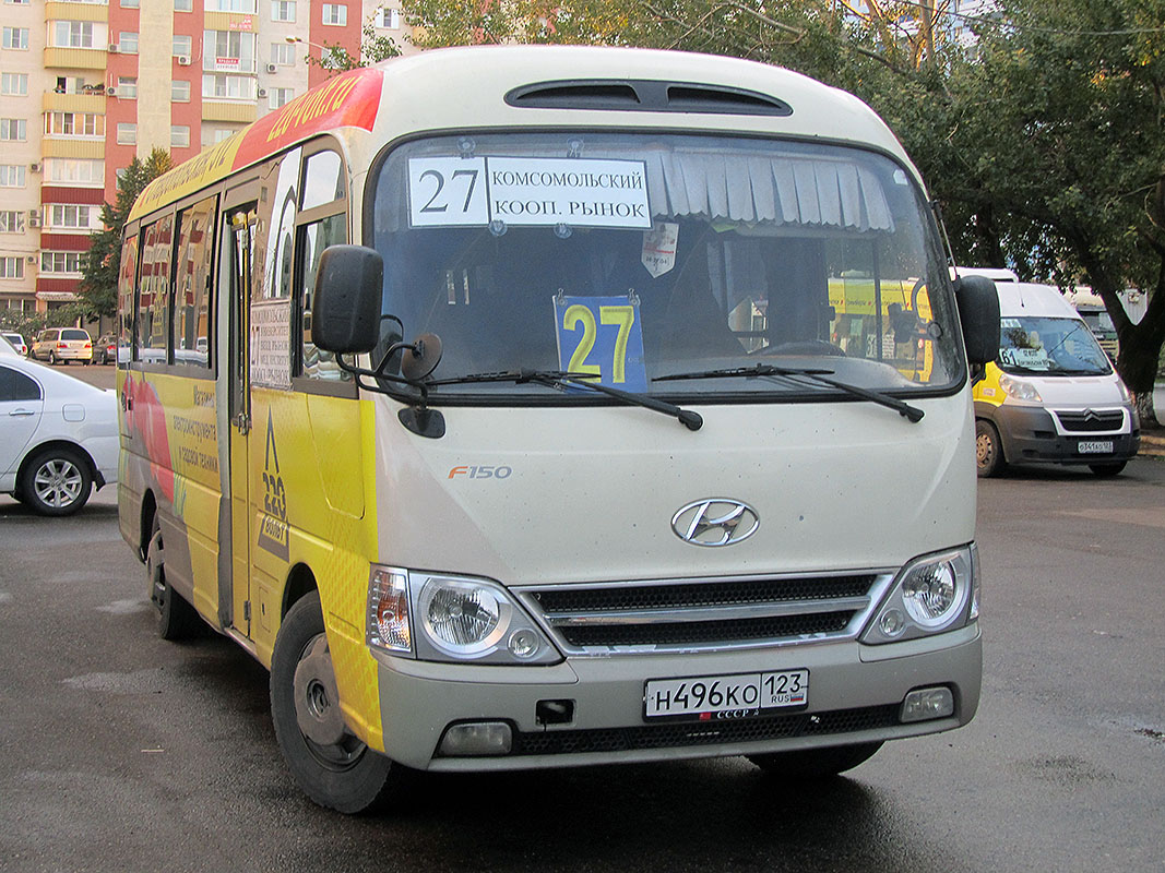 Краснодарский край, Hyundai County Deluxe № Н 496 КО 123