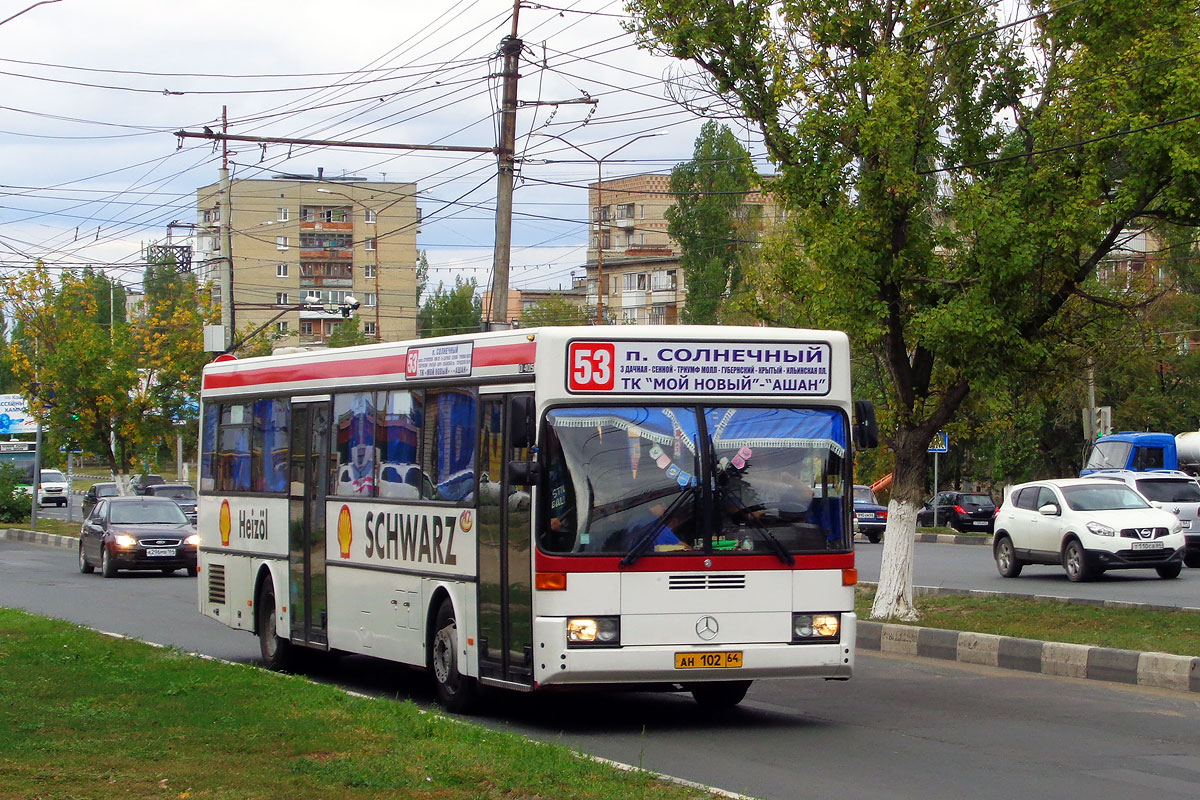 Саратовская область, Mercedes-Benz O405 № АН 102 64