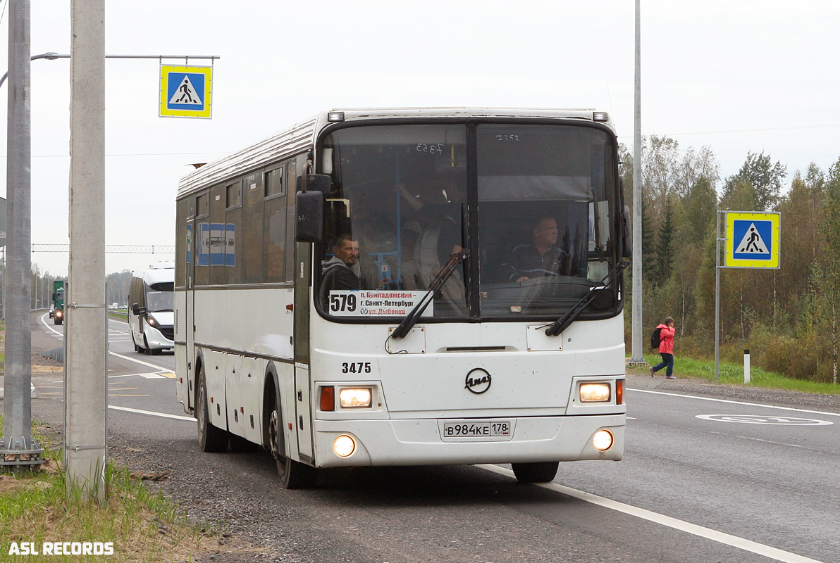 Sankt Petersburg, LiAZ-5256.58 Nr. 3475