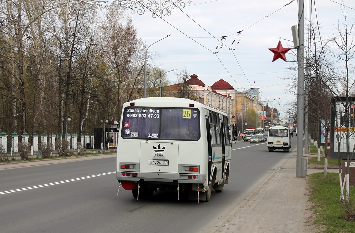 Томская область, ПАЗ-32054 № К 130 СТ 70