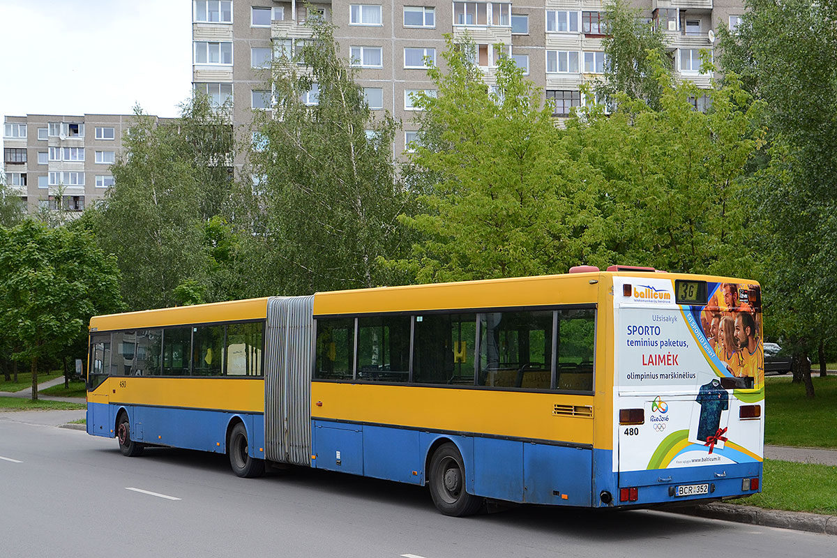 Литва, Mercedes-Benz O405G № 480