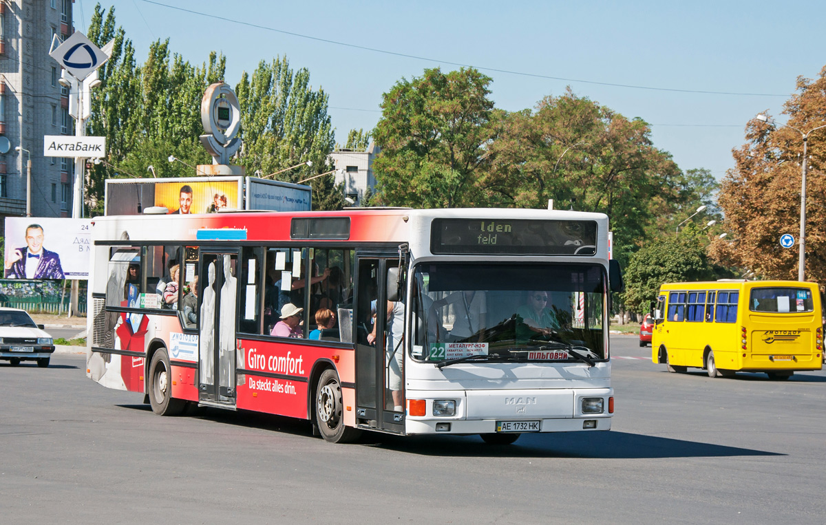 Днепропетровская область, MAN A10 NL202 № AE 1732 HK