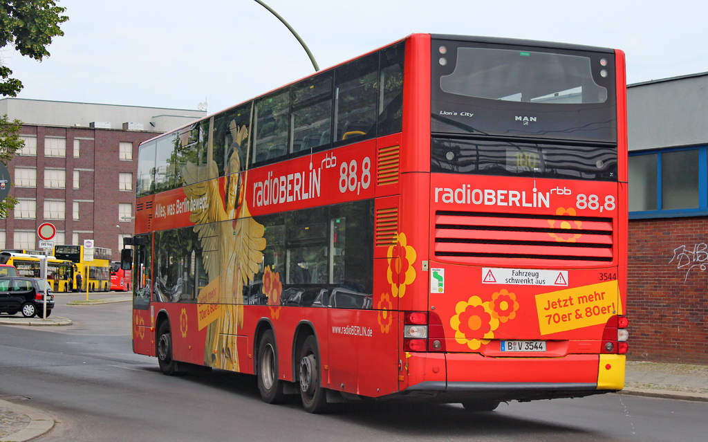 Берлин, MAN A39 Lion's City DD ND323 № 3544