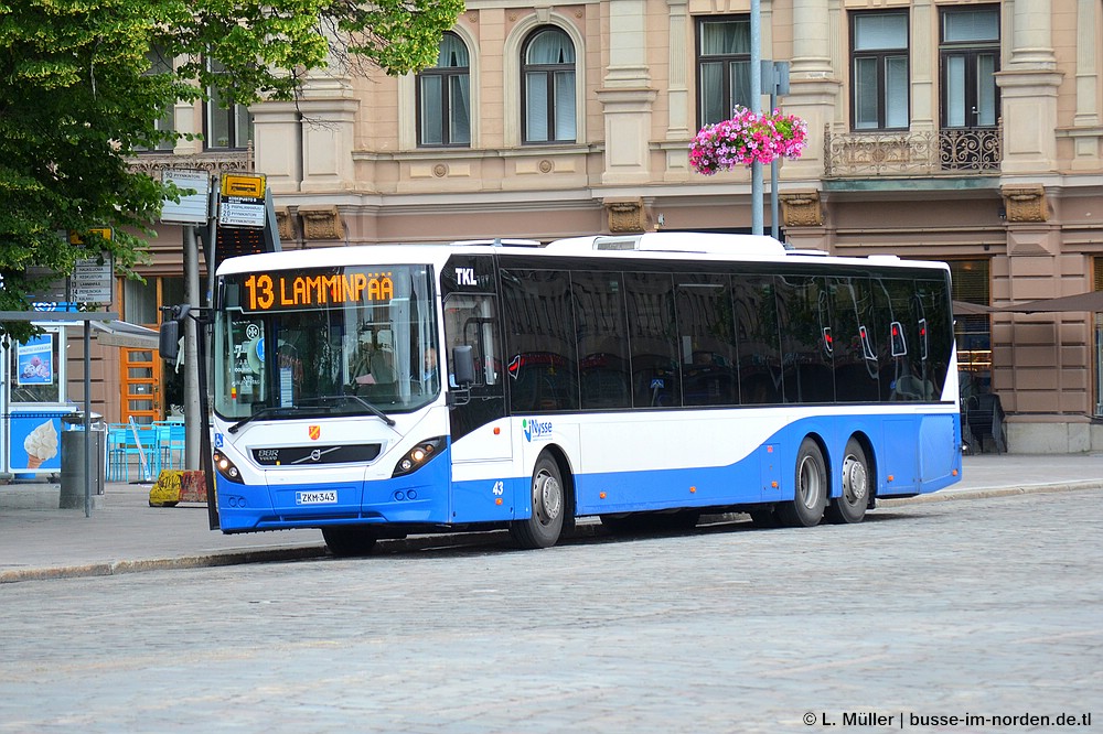 Финляндия, Volvo 8900BLE № 43